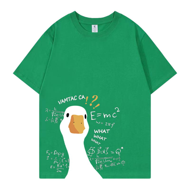 Vruća rasprodaja 2023., vruća rasprodaja AliExpressa, 3D digitalni tisak, crtani film Keda patka, široka majica plus size iste veličine za muškarce i žene