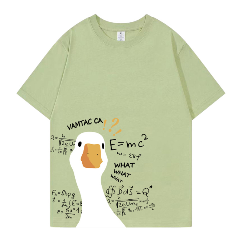 Vruća rasprodaja 2023., vruća rasprodaja AliExpressa, 3D digitalni tisak, crtani film Keda patka, široka majica plus size iste veličine za muškarce i žene