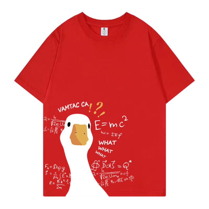 Vruća rasprodaja 2023., vruća rasprodaja AliExpressa, 3D digitalni tisak, crtani film Keda patka, široka majica plus size iste veličine za muškarce i žene