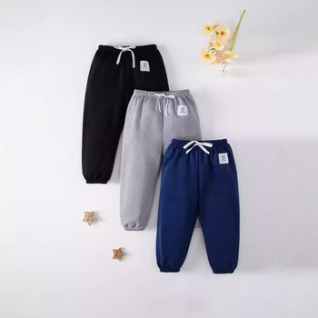 Pantaloni sport pentru copii de primăvară și toamnă transfrontalieri, pantaloni sport pentru băieți, casual, toate potriviți, vrac, Harlan, fete, modă, confortabili