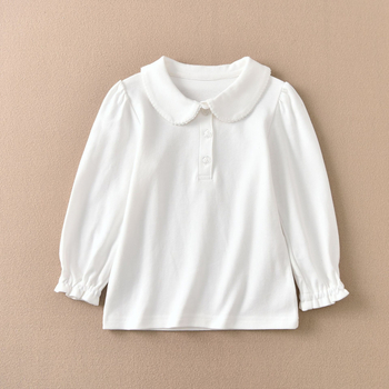 Školska uniforma odjeća za performanse, izvozna japanska majica, bijela studentska majica, majica za dječake i djevojčice, majica za djecu