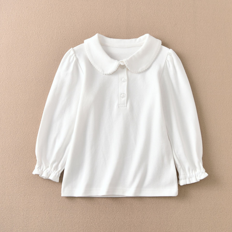 Školska uniforma odjeća za performanse, izvozna japanska majica, bijela studentska majica, majica za dječake i djevojčice, majica za djecu