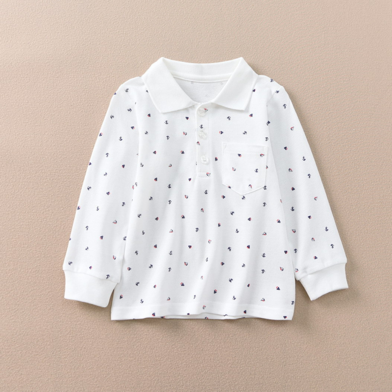 Školska uniforma odjeća za performanse, izvozna japanska majica, bijela studentska majica, majica za dječake i djevojčice, majica za djecu