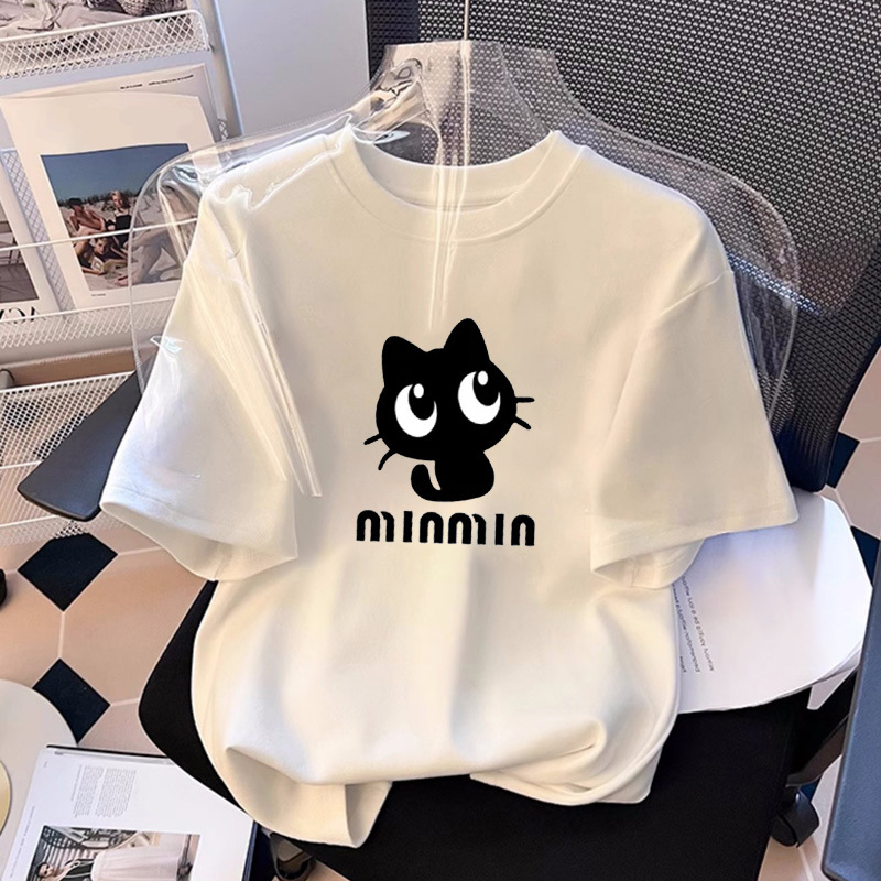 Vara 2024, versiune coreeană nouă a tricoului scurt alb din bumbac pentru copii mari, imprimat cu Joker, lot direct din fabrică pentru fani, la modă