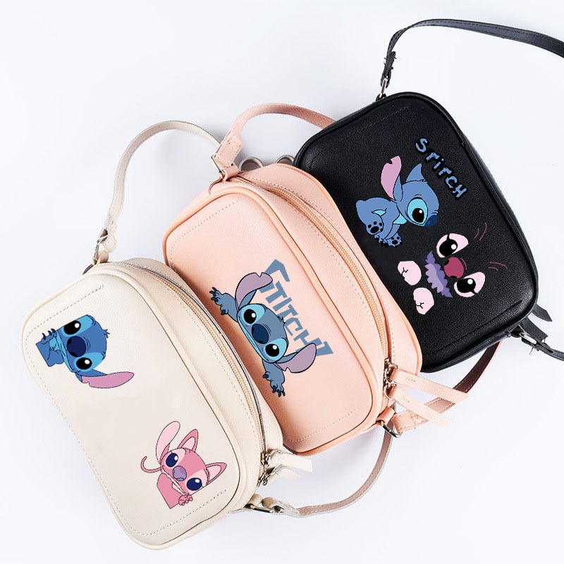 Anime perifériás öltésű messenger táska, sokoldalú, kis négyzet alakú táska, koreai stílusú női táska, diák válltáska, egyetemi táska