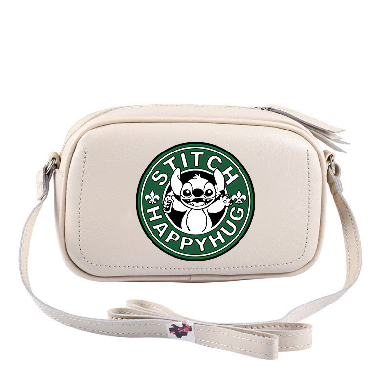 Anime perifeerse õmblusega õlakott, mitmekülgne väike ruudukujuline kott, Korea stiilis naiste kott, tudengi õlakott, ülikoolilinnaku kott