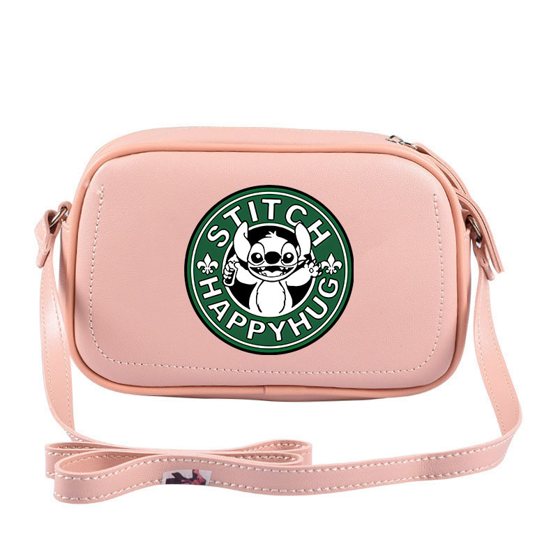 Anime perifeerse õmblusega õlakott, mitmekülgne väike ruudukujuline kott, Korea stiilis naiste kott, tudengi õlakott, ülikoolilinnaku kott