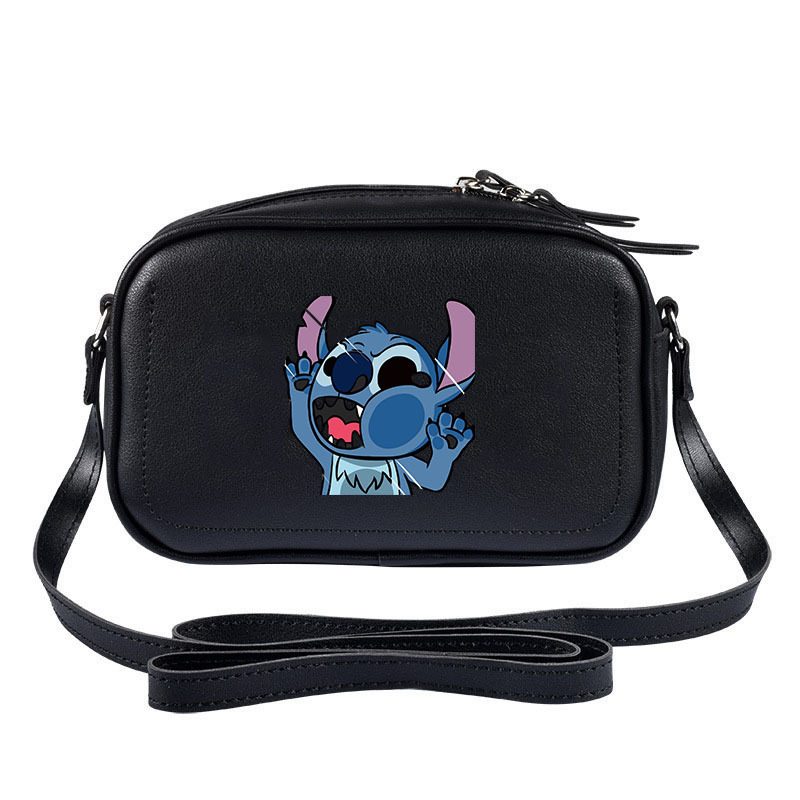 Anime perifeerse õmblusega õlakott, mitmekülgne väike ruudukujuline kott, Korea stiilis naiste kott, tudengi õlakott, ülikoolilinnaku kott