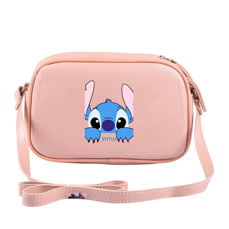 Anime perifeerse õmblusega õlakott, mitmekülgne väike ruudukujuline kott, Korea stiilis naiste kott, tudengi õlakott, ülikoolilinnaku kott