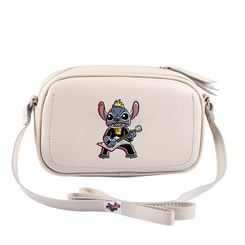 Anime perifeerse õmblusega õlakott, mitmekülgne väike ruudukujuline kott, Korea stiilis naiste kott, tudengi õlakott, ülikoolilinnaku kott