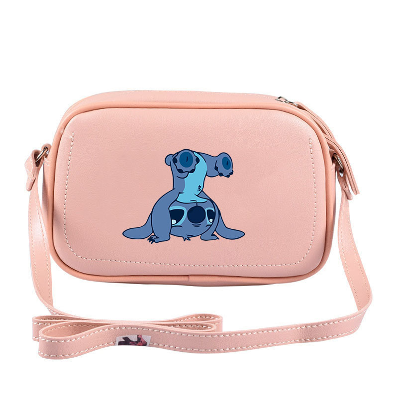 Anime perifeerse õmblusega õlakott, mitmekülgne väike ruudukujuline kott, Korea stiilis naiste kott, tudengi õlakott, ülikoolilinnaku kott