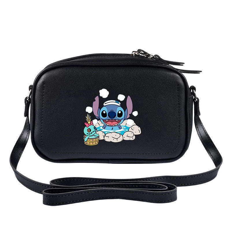 Anime perifeerse õmblusega õlakott, mitmekülgne väike ruudukujuline kott, Korea stiilis naiste kott, tudengi õlakott, ülikoolilinnaku kott