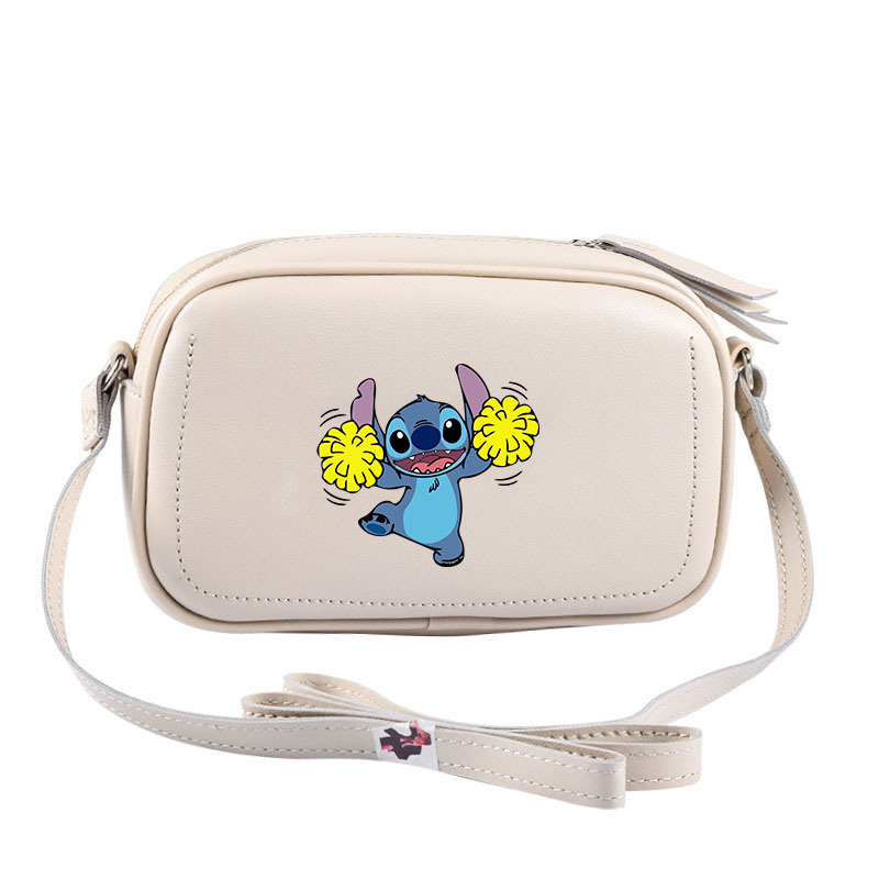 Anime perifeerse õmblusega õlakott, mitmekülgne väike ruudukujuline kott, Korea stiilis naiste kott, tudengi õlakott, ülikoolilinnaku kott