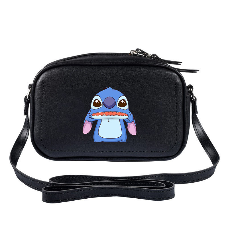 Anime perifeerse õmblusega õlakott, mitmekülgne väike ruudukujuline kott, Korea stiilis naiste kott, tudengi õlakott, ülikoolilinnaku kott