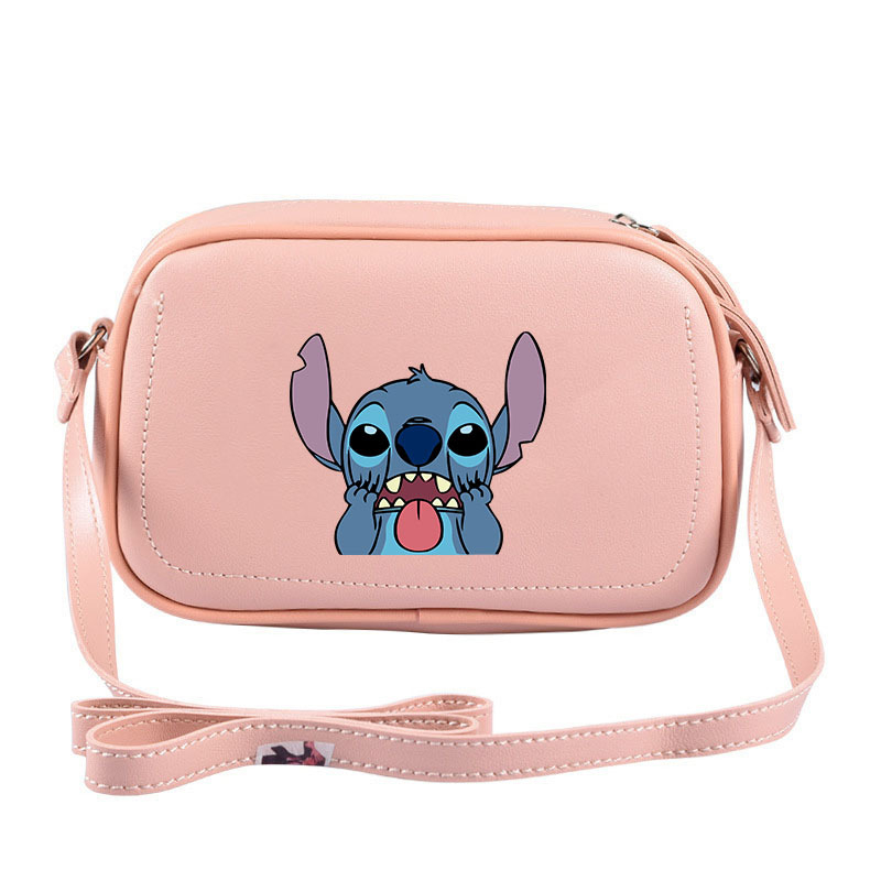 Anime perifeerse õmblusega õlakott, mitmekülgne väike ruudukujuline kott, Korea stiilis naiste kott, tudengi õlakott, ülikoolilinnaku kott