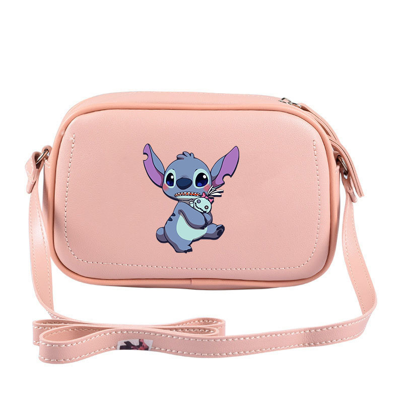 Anime perifeerse õmblusega õlakott, mitmekülgne väike ruudukujuline kott, Korea stiilis naiste kott, tudengi õlakott, ülikoolilinnaku kott