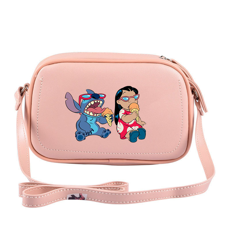 Anime perifeerse õmblusega õlakott, mitmekülgne väike ruudukujuline kott, Korea stiilis naiste kott, tudengi õlakott, ülikoolilinnaku kott