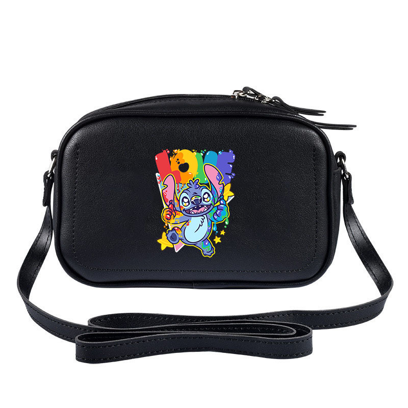 Anime perifeerse õmblusega õlakott, mitmekülgne väike ruudukujuline kott, Korea stiilis naiste kott, tudengi õlakott, ülikoolilinnaku kott