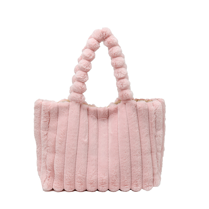 2024-es nagy kapacitású táska, téli, új koreai stílusú, egyszínű, divatos kézitáska, diák, egyszerű ingázós Mao Mao táska