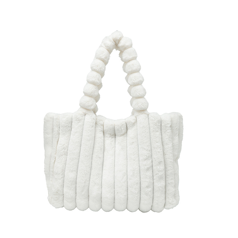 2024-es nagy kapacitású táska, téli, új koreai stílusú, egyszínű, divatos kézitáska, diák, egyszerű ingázós Mao Mao táska