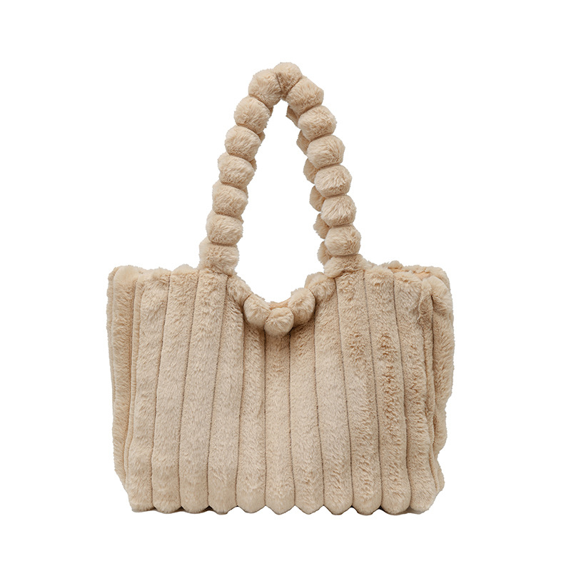 2024-es nagy kapacitású táska, téli, új koreai stílusú, egyszínű, divatos kézitáska, diák, egyszerű ingázós Mao Mao táska