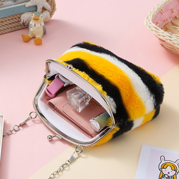 5-tolline uut värvi plush-õlakott mündikott mündikott laste armas õlakott kaartide hoiukott