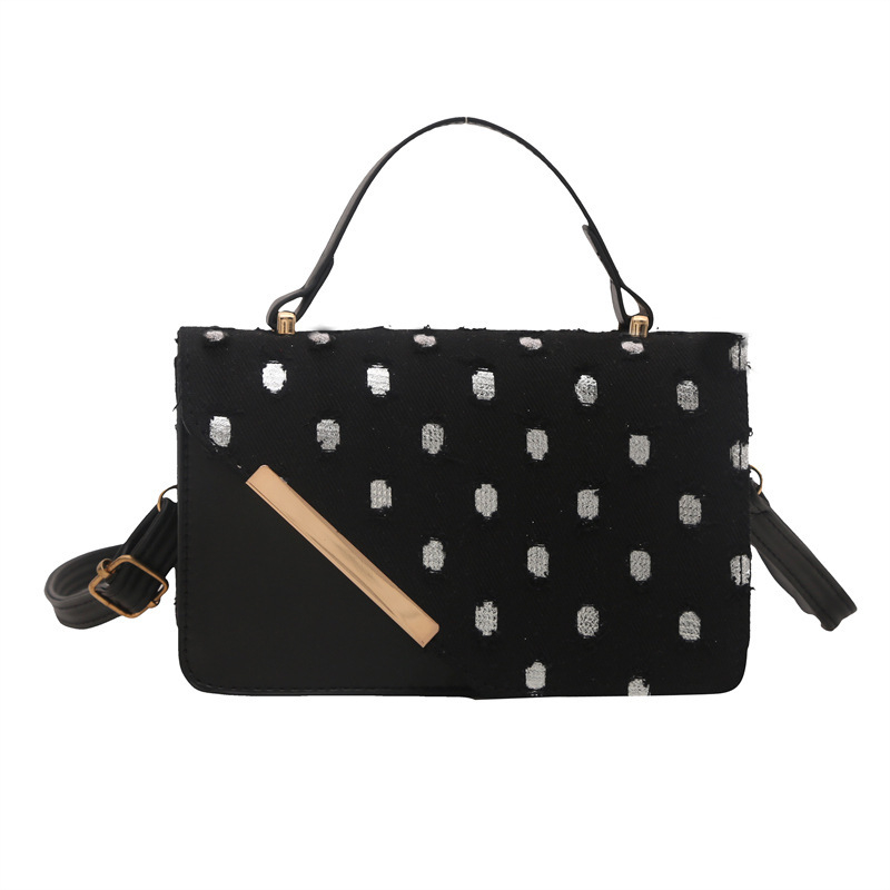 Moteriškas stilingas, aukštos kokybės 2024 m. rudens/žiemos naujo dizaino mažas rankinukas per petį, laisvalaikio stiliaus, mažas kvadratinis rankinukas