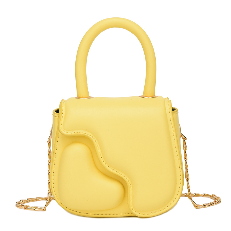 Bērnu somas niša personalizēta persiku sirds formas ķēdes soma pavasarī un vasarā Jaunums augstas kvalitātes plecu kurjera rokassoma