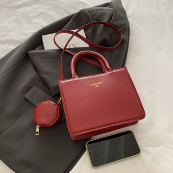 2024. aasta sügis-talv uus moodne naiste lihtne käekott elegantne suure mahutavusega piiriülene õlakott ühevärviline õlakott