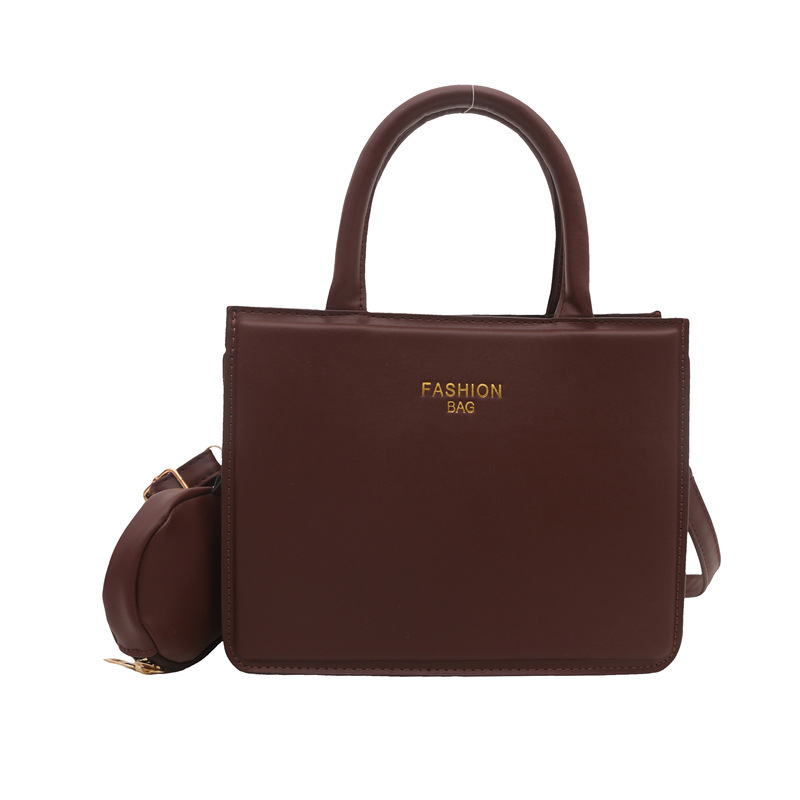 2024. aasta sügis-talv uus moodne naiste lihtne käekott elegantne suure mahutavusega piiriülene õlakott ühevärviline õlakott