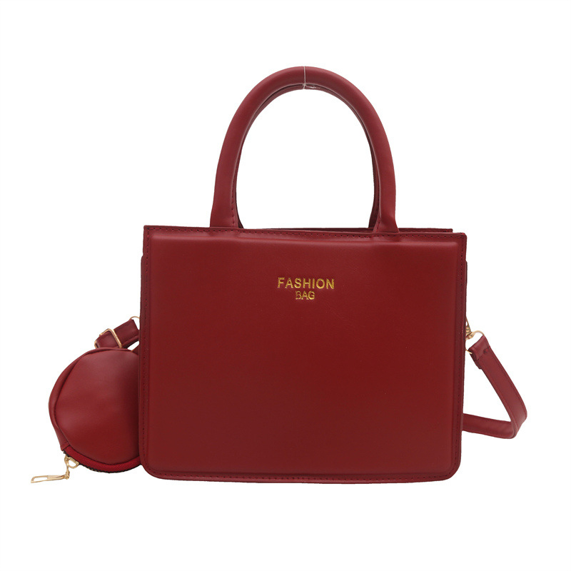 2024. aasta sügis-talv uus moodne naiste lihtne käekott elegantne suure mahutavusega piiriülene õlakott ühevärviline õlakott