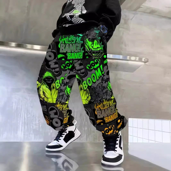 2024 Novi dječački dizajn u korejskom stilu, opušten i zgodan, udobne tanke sportske jesenske duge hlače za sve vrste sportova