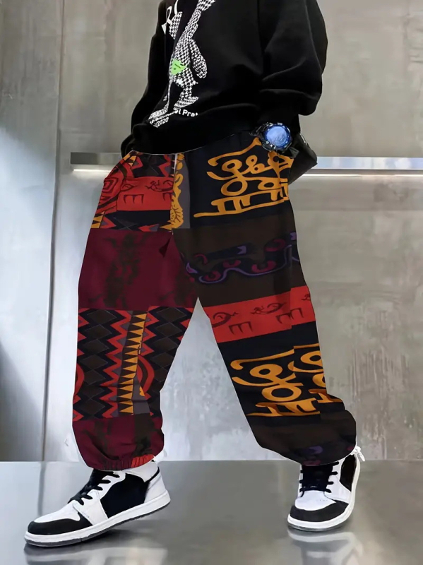 2024 Novi dječački dizajn u korejskom stilu, opušten i zgodan, udobne tanke sportske jesenske duge hlače za sve vrste sportova