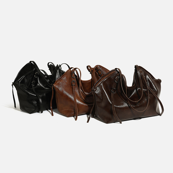 Τσάντα μεγάλης χωρητικότητας για το φθινόπωρο και τον χειμώνα 2024 Νέα τσάντα Γυναικεία τσάντα Τσάντα χιαστί για όλες τις χρήσεις Τσάντα ώμου Tote με φερμουάρ