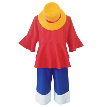 One Piece Luffy kostüüm lastele, One Piece Cosplay kostüüm, rollimänguanime, Jaapani anime