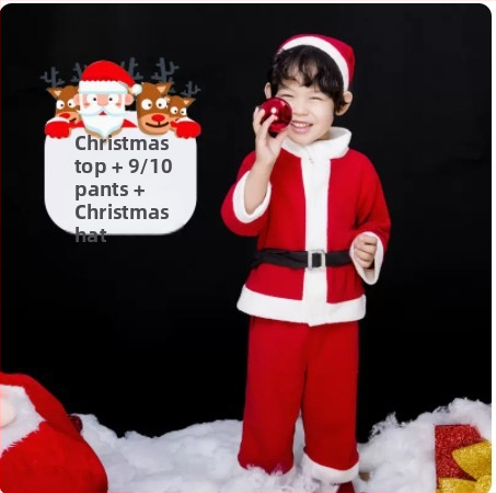 Jõuluriided Laste jõulupuu kostüüm Tüdrukute halloweeni kostüümid Poiste beebide jõuluriided Jõuluriided