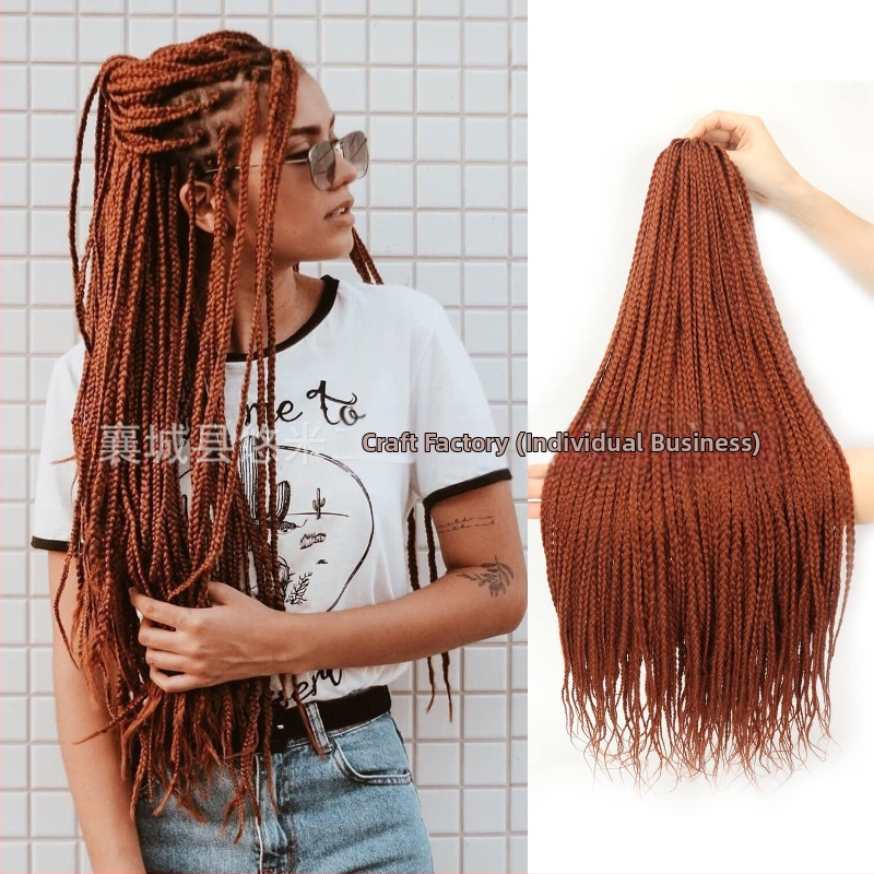 Xuchangi parukas, naiste heegeldatud juuksed, kolmeharulised punutised, sünteetilised punutised