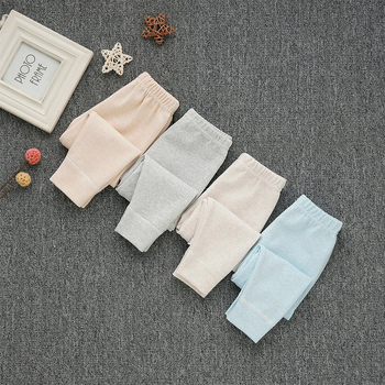 Beebi ühevärvilised fliispüksid, sügis- ja talvepüksid poistele ja tüdrukutele, beebi puhtast puuvillast kitsad püksid, laste soojad retuusid