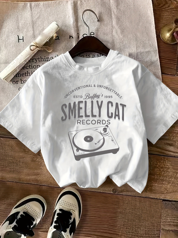 Γυναικείο T-shirt με μονόγραμμα, Soft Touch, με στρογγυλή λαιμόκοψη και κοντό μανίκι