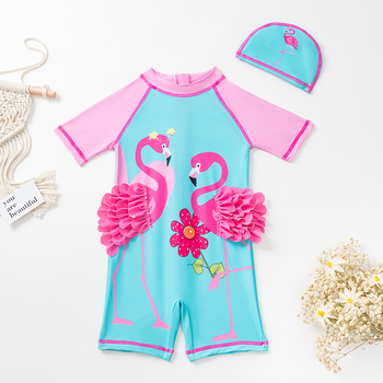 Laste ujumistrikoo suveks 2025, tüdrukute ujumis- ja kuumaveeallikate päikesekaitseriided, väikese printsessi Korea koomiksistiilis