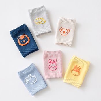 Σετ βρεφικών καλτσών με εκτύπωση κινουμένων σχεδίων με δίχτυ για την άνοιξη και το φθινόπωρο, προστασία αγκώνα και γονάτου για το μωρό που μαθαίνει να περπατάει και σέρνεται, σετ επιγονατίδων για παιδιά