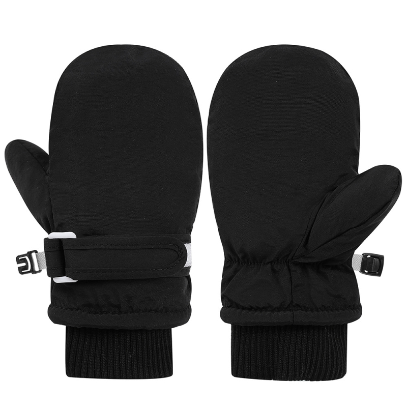 Naujos, greitai džiūstančios, vaikiškos, šiltos, vandeniui atsparios slidinėjimo pirštinės su vilnos pamušalu, storo siūlo pirštinės.