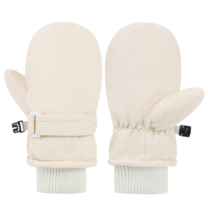 Naujos, greitai džiūstančios, vaikiškos, šiltos, vandeniui atsparios slidinėjimo pirštinės su vilnos pamušalu, storo siūlo pirštinės.