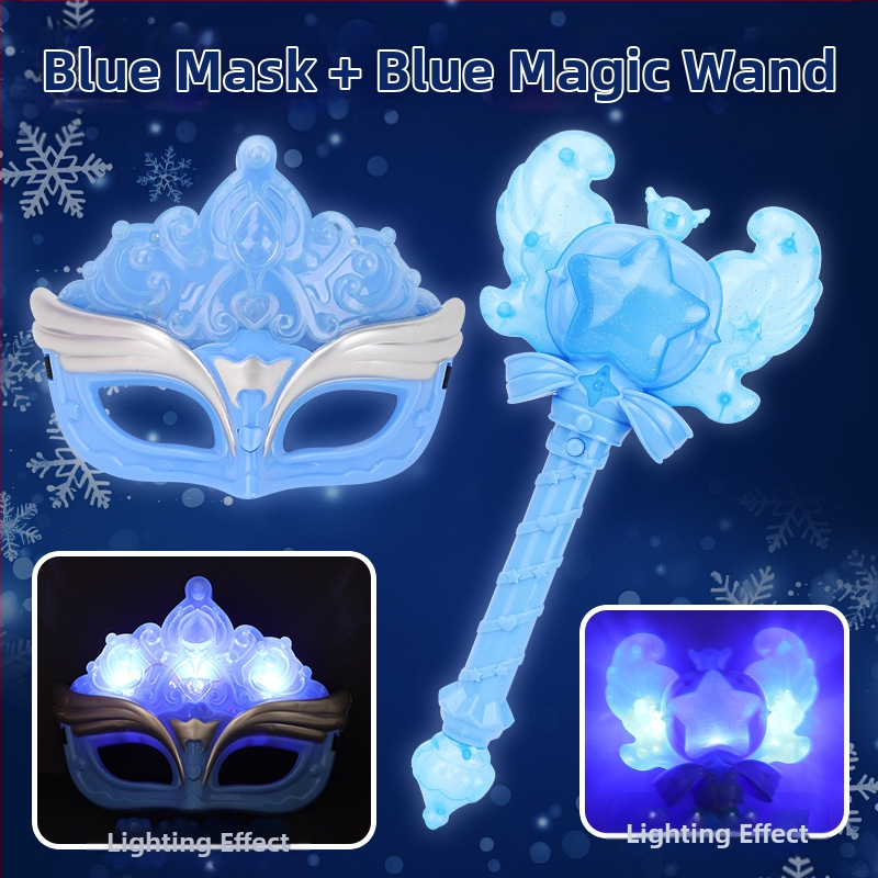 Tarpvalstybinė nauja stebuklinga lazdelė, ledo mažoji princesė, magiškas garsas ir šviesa, indukcinė fėja, šviečianti lazdelė, žaislas vaikams, transformacija