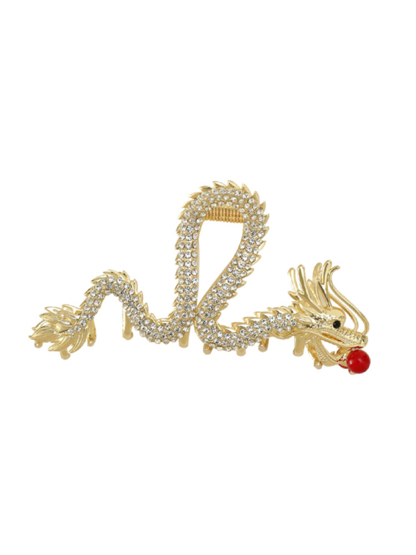 Drakono metų plaukų segtukas, madingas senovinio stiliaus, segtukas nugarai, aukštos kokybės, elegantiški, universalūs, lydinio, ryklio formos segtukai