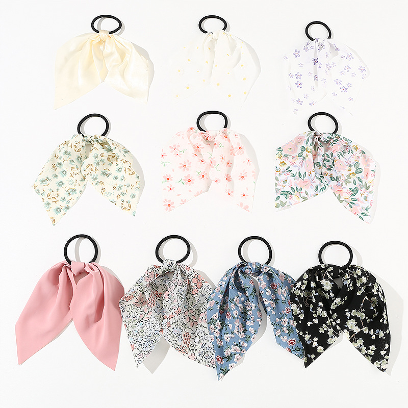 YSH3275 uus loominguline retro prantsuse romantiline lilleline juuksekumm Euroopa ja Ameerika klassikalise paelaga juuksenööriga ülikond