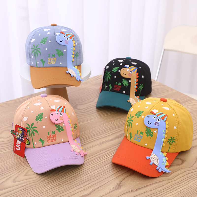 L126 Dječja kapa Proljeće 2023. Modna zapadnjačka bejzbolska kapa s dinosaurima za dječake i djevojčice