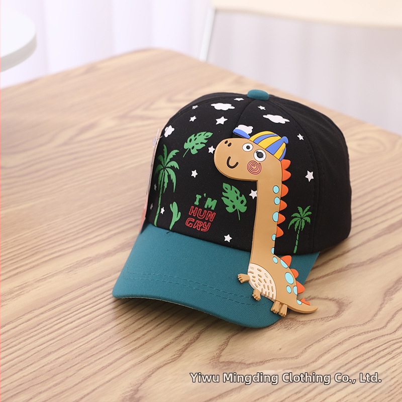 L126 Dječja kapa Proljeće 2023. Modna zapadnjačka bejzbolska kapa s dinosaurima za dječake i djevojčice