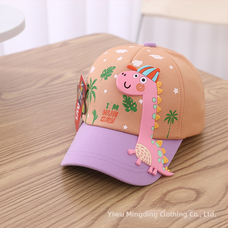 L126 Dječja kapa Proljeće 2023. Modna zapadnjačka bejzbolska kapa s dinosaurima za dječake i djevojčice