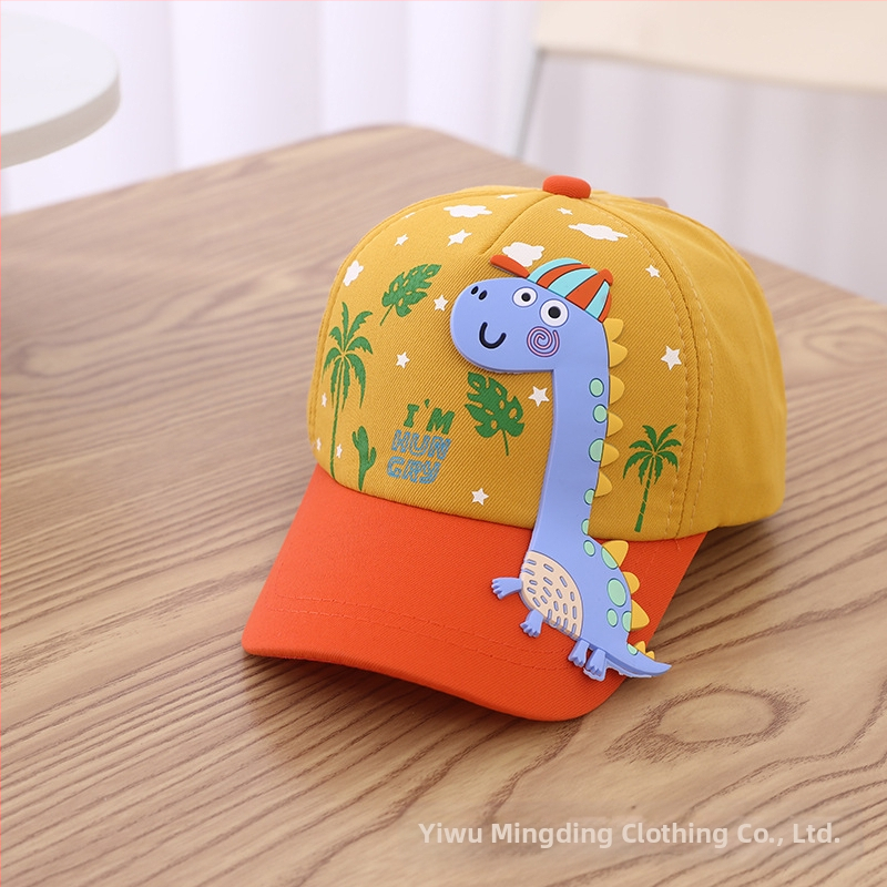 L126 Dječja kapa Proljeće 2023. Modna zapadnjačka bejzbolska kapa s dinosaurima za dječake i djevojčice